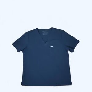 FIGS TOP 2X navy RLS